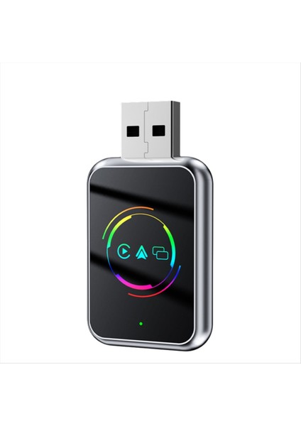 Kablosuz Carplay 3 In1 Airplay Carplay Apple Otomatik USB Dongle Adaptörü Bluetooth + Wifi Kablolu Carplay - Kablosuz A (Yurt Dışından)