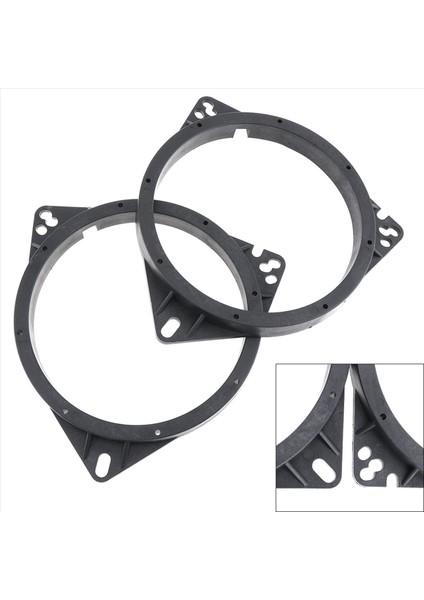 4 Adet 6 5 Inç Araba Kornası Contası Katı Hoparlör Yıkama Adaptör Braketi Toyota Corolla Nissan Qashqai Için Uygun (Yurt Dışından) modelleri