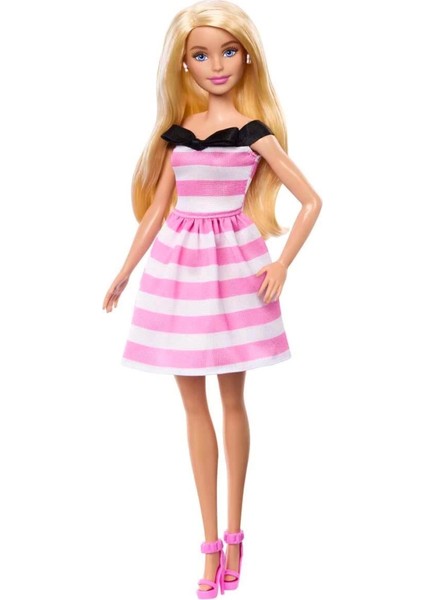 Bfs Barbie 65.yıl Özel Pembe Elbiseli Bebek