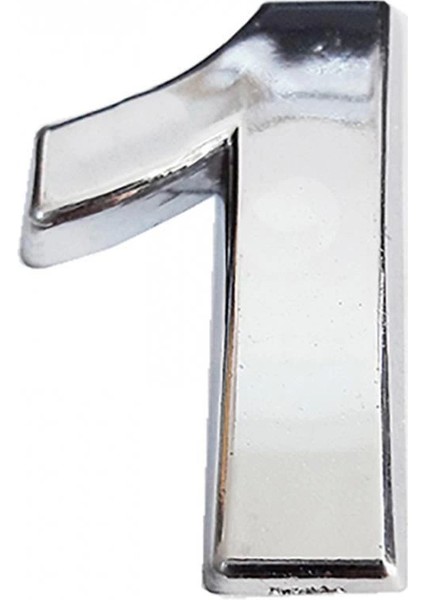 Cemax Krom Yapışkanlı 1 Rakamı 5 cm