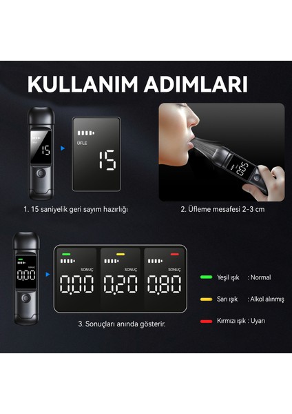 HT100 Alkol Ölçüm Cihazı