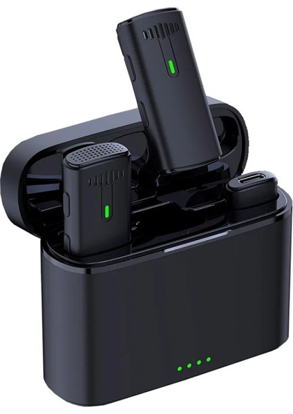 Iphone Uyumlu Lightning Kablosuz K10 Yaka Mikrofonu Youtube Facebook Tiktok Podcast indirimleri