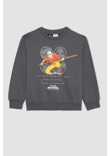 Erkek Çocuk Avatar the Last Airbender Kapüşonlu Sweatshirt