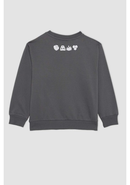 Erkek Çocuk Avatar the Last Airbender Kapüşonlu Sweatshirt