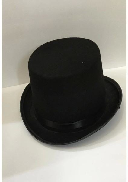 Bfs Ikinci Kalite Yetişkinler Için Siyah Renk Ringmaster Sihirbaz Şapkası Fötr Şapka 15 cm fırsatları
