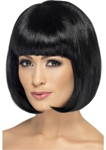 Bfs Nessiworld Siyah Renk Parti Peruğu Küt Saç