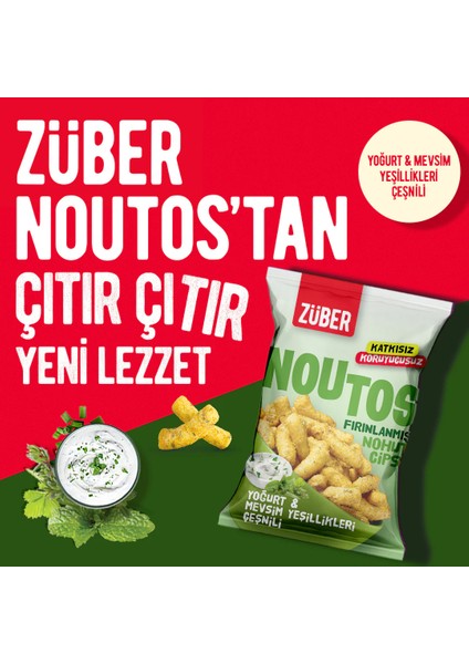 Bfs Züber Noutos Fırın Nohut Cipsi 55 gr Yoğurt ve Mevsim Yeşillikleri fırsatları