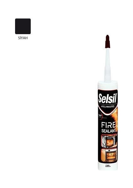 Selsil Ateş Mastiği Siyah 300 ml 1500 Dereceye Dayanıklı