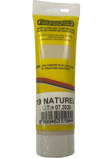 222 Natural Tamir Macunu 200 gr