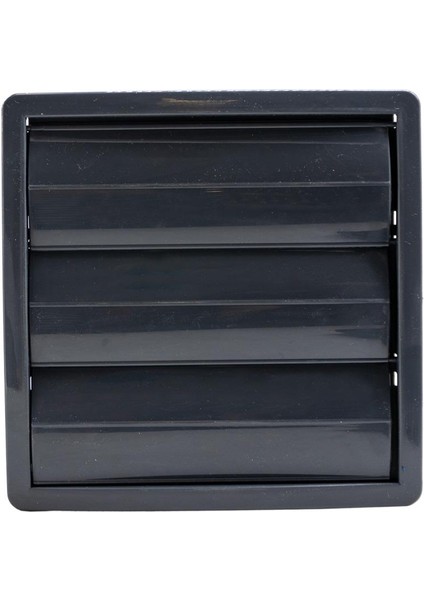 6462 Kare Hareketli Aspiratör Baca Kapağı Duvar Menfezi Ayarlı (Füme)
