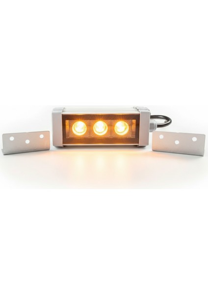 12CM 3W LED Duvar Boyama Wallwasher Amber Sarı 220V modelleri