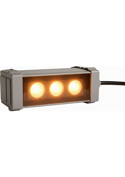 12CM 3W LED Duvar Boyama Wallwasher Amber Sarı 220V fırsatları