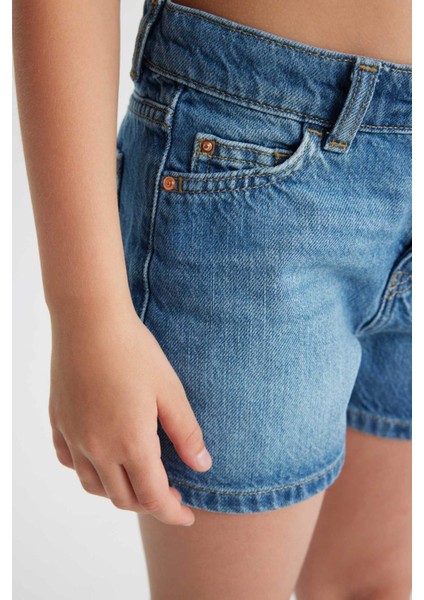 Kız Çocuk Jean Şort