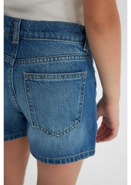 Kız Çocuk Jean Şort