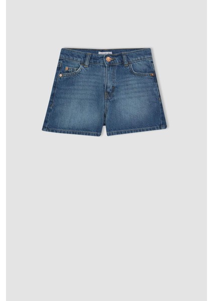Kız Çocuk Jean Şort