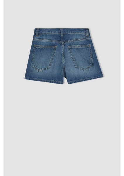 Kız Çocuk Jean Şort