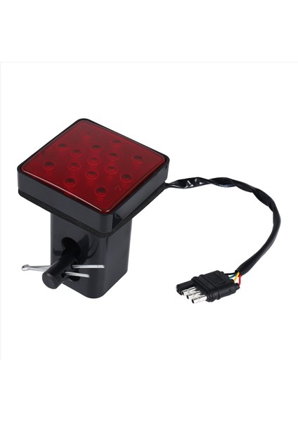Kırmızı 15 LED 2 inç Römork Kamyon Bağlantı Parçası Çekme Alıcısı Kapağı Fren (Yurt Dışından) modelleri