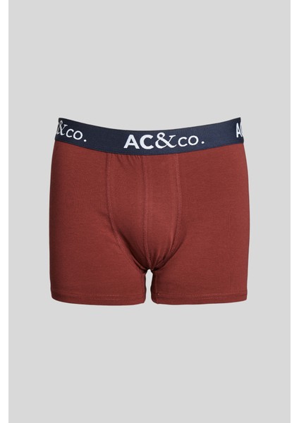 Erkek Çok Renkli 5'li Pamuklu Esnek Boxer Paketi