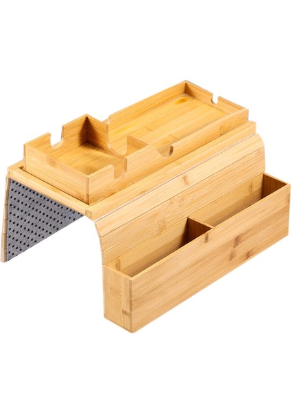 Ahşap Kanepe Bardak Tutucu Yan Depolama Cep Yönlü Kanepe Kol Tepsisi Organizatör Kaymaz Pratik Kanepe Kol Dayama Tepsisi (Yurt Dışından)