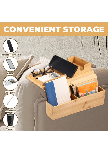 Ahşap Kanepe Bardak Tutucu Yan Depolama Cep Yönlü Kanepe Kol Tepsisi Organizatör Kaymaz Pratik Kanepe Kol Dayama Tepsisi (Yurt Dışından) fırsatları