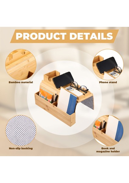 Ahşap Kanepe Bardak Tutucu Yan Depolama Cep Yönlü Kanepe Kol Tepsisi Organizatör Kaymaz Pratik Kanepe Kol Dayama Tepsisi (Yurt Dışından) indirimleri