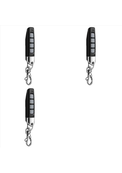 Garaj Kapıları Kapı Sistemleri Için 3x 433MHZ Rf Uzaktan Kumanda Kompakt Kablosuz Teksir Evrensel Uyumluluk A (Yurt Dışından)