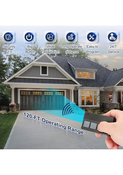 3 Adet Evrensel Garaj Kapısı Açacağı Uzaktan Uyumlu Liftmaster Chamberlain Craftsman 371LM 373LM 971LM 973LM (Yurt Dışından) fırsatları