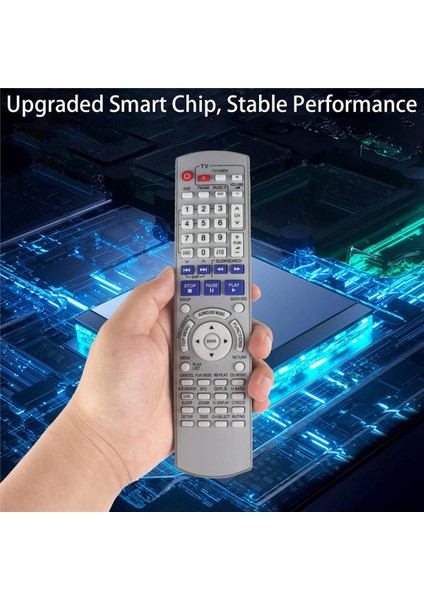 5x EUR7662Y30 Panasonic DVD Ev Sineması Stereo Sistemi Için Uzaktan Kumanda SA-HT740 SA-HT743 SA-HT744 SA-HT940 SA-HT740P (Yurt Dışından) indirimleri