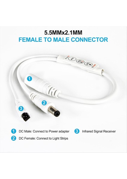 Tek Renkli LED Şerit Işıklar Için Uzaktan Dimmer Denetleyici 3528/5050/ LED Bant Için 5-24V Kablosuz Denetleyici (Yurt Dışından) indirimleri