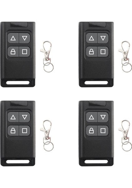 4x Kablosuz Rf 433 Mhz Otomatik Kopyalama Uzaktan Kumanda Elektrikli Garaj Kapısı Açıcı Denetleyici Teksir Klon Verici (Yurt Dışından)