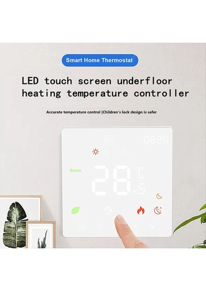 Tuya Wifi Akıllı Termostat Elektrikli Yerden Isıtma Trv Su Gazları Kazan Sıcaklığı Ses Uzaktan Kumanda Alexa A (Yurt Dışından) fırsatları