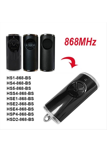 Hornann Bisecur HSE4-868-BS Için 2pcs Garaj Kapı Açıcı, HSE2-868-BS, HS5-868-BS 868MHZ Uzaktan Kuman (Yurt Dışından) fiyatları