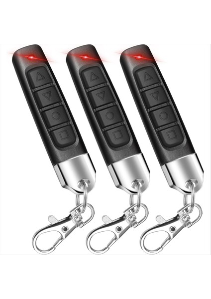 3 Adet 433MHZ Uzaktan Kumanda Garaj Kapısı Uzaktan Kumanda El Verici Teksir Evrensel Kod Kopyalama Için (Yurt Dışından)