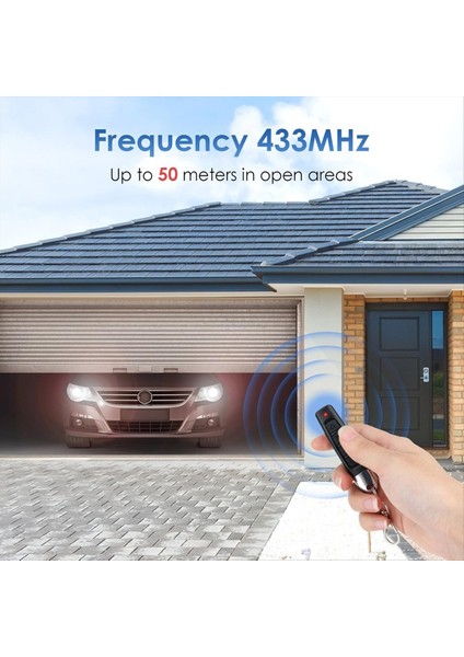 3 Adet 433MHZ Uzaktan Kumanda Garaj Kapısı Uzaktan Kumanda El Verici Teksir Evrensel Kod Kopyalama Için (Yurt Dışından) indirimleri