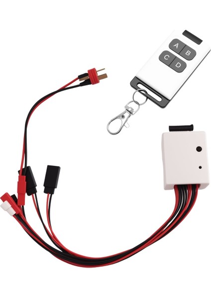 Rc Araba Vinç Kontrolü Kablosuz Uzaktan Kumanda Alıcısı Için 1 10 Rc Paletli Eksenel SCX10 D90 Tamiya CC01 (Yurt Dışından) modelleri