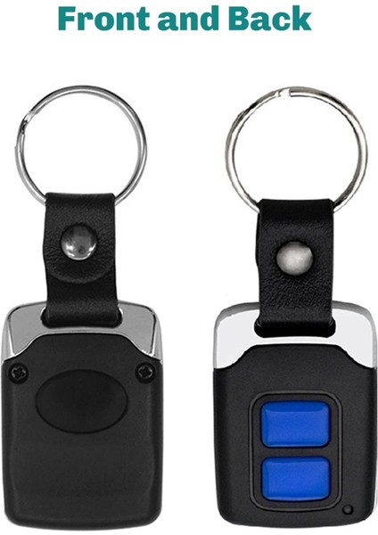 2 Adet 433MHZ 2 Tuşlu Garaj Kapı Uzaktan Kumandası Klon Kopyalama Fonksiyonu ile Kablosuz Haddeleme Kapı Denetleyicisi (Yurt Dışından) fiyatları