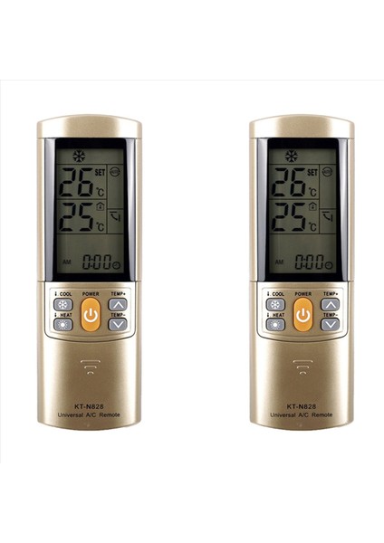 2x KT-N828 Evrensel Ac Uzaktan Kumanda Klima Uzaktan Kumanda KT-N828 - Verimli Yedek Uzaktan Kumanda (Yurt Dışından)