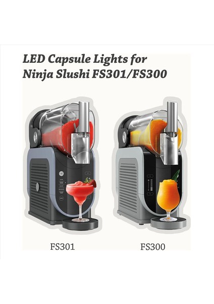 Ninja Slushi FS301/FS300 Kapsül Şekilli Aydınlatma Modülü Slushie Makinesi Aksesuarı Için 8 Paket LED Işıklar (Yurt Dışından) fırsatları