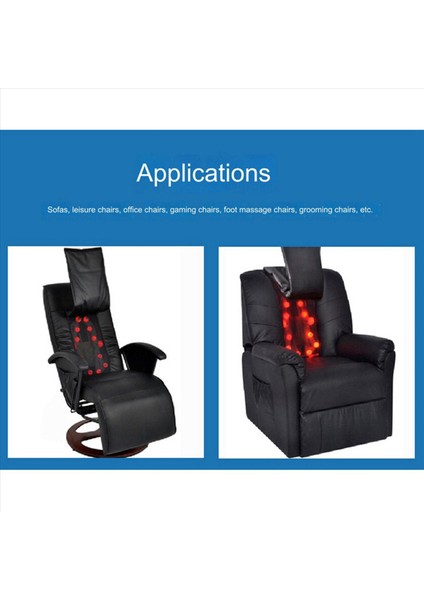 2x Masaj Hareketi Motor Isıtma Masaj Koltuğu Aksesuarları Ofis Koltukları Kanepeler ve Mobilyalar Için Uygun (Yurt Dışından) indirimleri