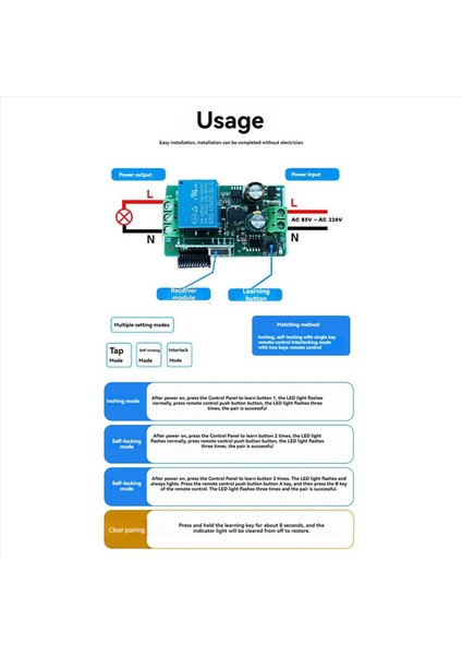 2x 433 Mhz Kablosuz Uzaktan Kumanda Anahtarı Rf Röle 12 V Uzaktan Kumanda Anahtarı Garaj Kapısı Motor Işık Kontrolü (Yurt Dışından) modelleri