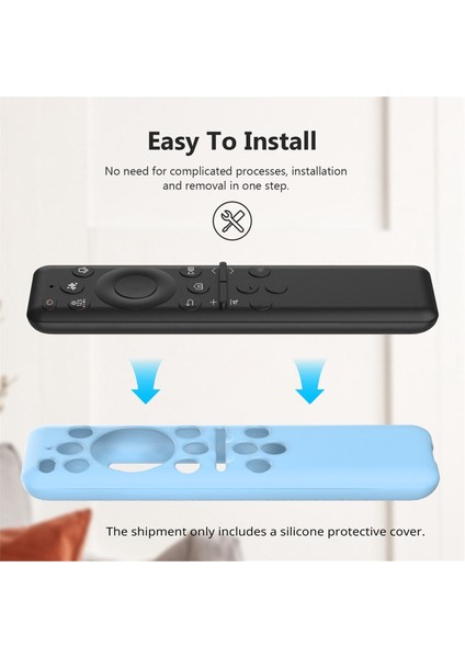 Antidust Silikon Uzaktan Kapak Tam Vücut Korumaları Kaymaz Dokular Şok Emici BN5901432A/BN5901480L Siyah (Yurt Dışından) fırsatları