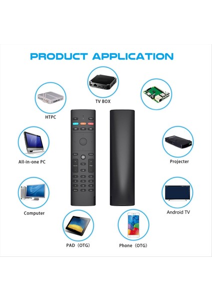 2pcs G40S Sesli Uzaktan Kumanda Hava Fare Kablosuz Mini Kyeboard Ir ile Android Tv Kutusu H96MAX X96MAX X4 Pro (Yurt Dışından) fırsatları