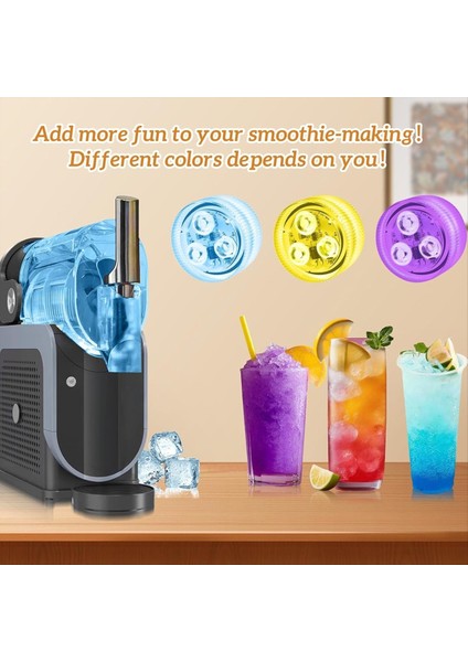 Ninja Slushi FS301/FS300 Için LED Kapsül Işıklar 16 Renk ve 4 Mod ve Kurulum Yok Rgb Su Geçirmez Işık 3&#39 Lü Paket (Yurt Dışından) fırsatları