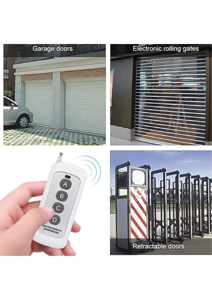 433MHZ Kablosuz Uzaktan Kumanda Öğrenme Kodu EV1527 Modülü Anten Abcd 4 Düğme Kontrolü 1000M Uzun Menzilli Açıcı (Yurt Dışından) indirimleri
