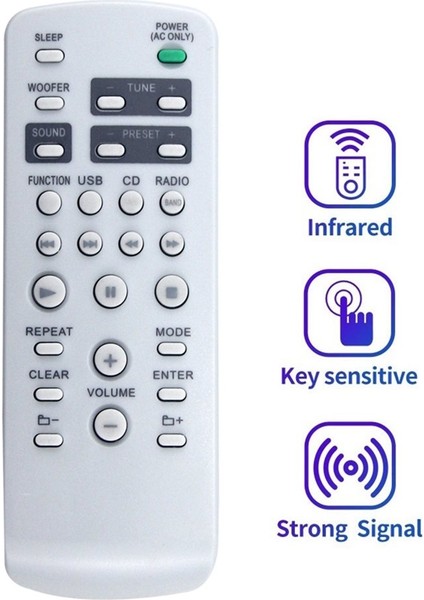 Sony RMT-CG50A RMT-CRS60A CFD-RG880CP MT-CG700A RMT-CG500A CD Radyo Kaset Kaydedici Için RMT-CG880A Uzaktan Kumandayı Değiştirin (Yurt Dışından) fiyatları