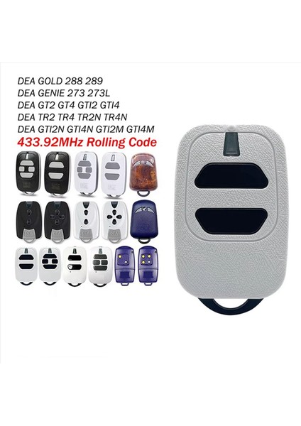 4x 2-Key Garaj Kapı Uzaktan Kumandası 433 92 Mhz Haddeleme Kodu Dea Gt2 Gt4 Gtı2 Gtı4 Gtı Serisi El Verici (Yurt Dışından) indirimleri