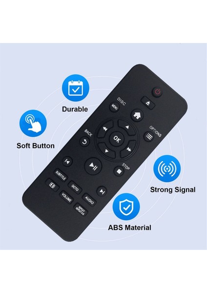 Philips Için RC-5721 Uzaktan Kumandayı Değiştirin DVP3670K/93/96 DVP3610/98 DVP2880/F7 DVP3600K DVP3680K DVP3850K DVP3862K DVD Oynatıcı (Yurt Dışından) fiyatları