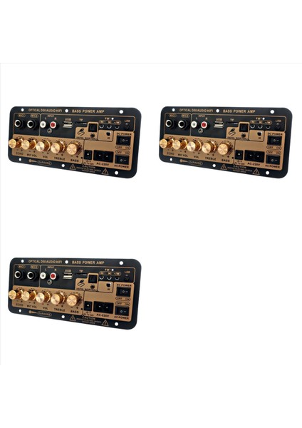 3x D50 Amplifikatör Kurulu ile Optik Ses Bluetooth Amp USB Fm Radyo Tf Çalar Dıy Ses Subwoofer Ev Araba-Ab Tak (Yurt Dışından)