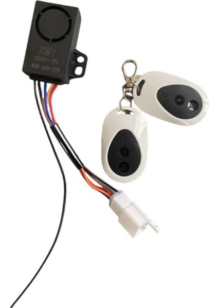Elektrikli Araç Kornası Iki Tekerlekli ve Üç Tekerlekli Elektrikli Araç 48/60V Oto ve Motosiklet Aksesuarları Beyaz (Yurt Dışından)