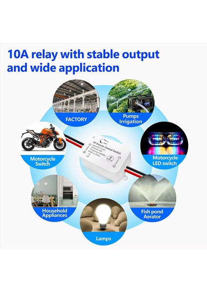 2x 433MHZ Kablosuz Uzaktan Kumanda Anahtarı 10A Dc 6V 12V 24V 30V 36V Mini Rf Röle Alıcı Verici (Yurt Dışından) modelleri